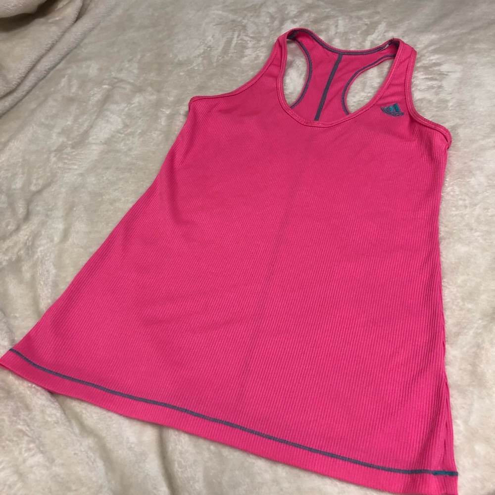 Adidas pink tank Medium